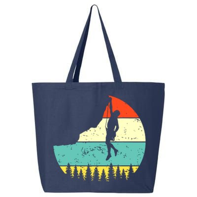 Vintage Rock Climbing Mountain Climber 25L Jumbo Tote