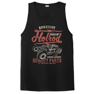 Vintage Rockabilly Classic Muscle Car Show Hotrod Ratrod Shirt PosiCharge Competitor Tank