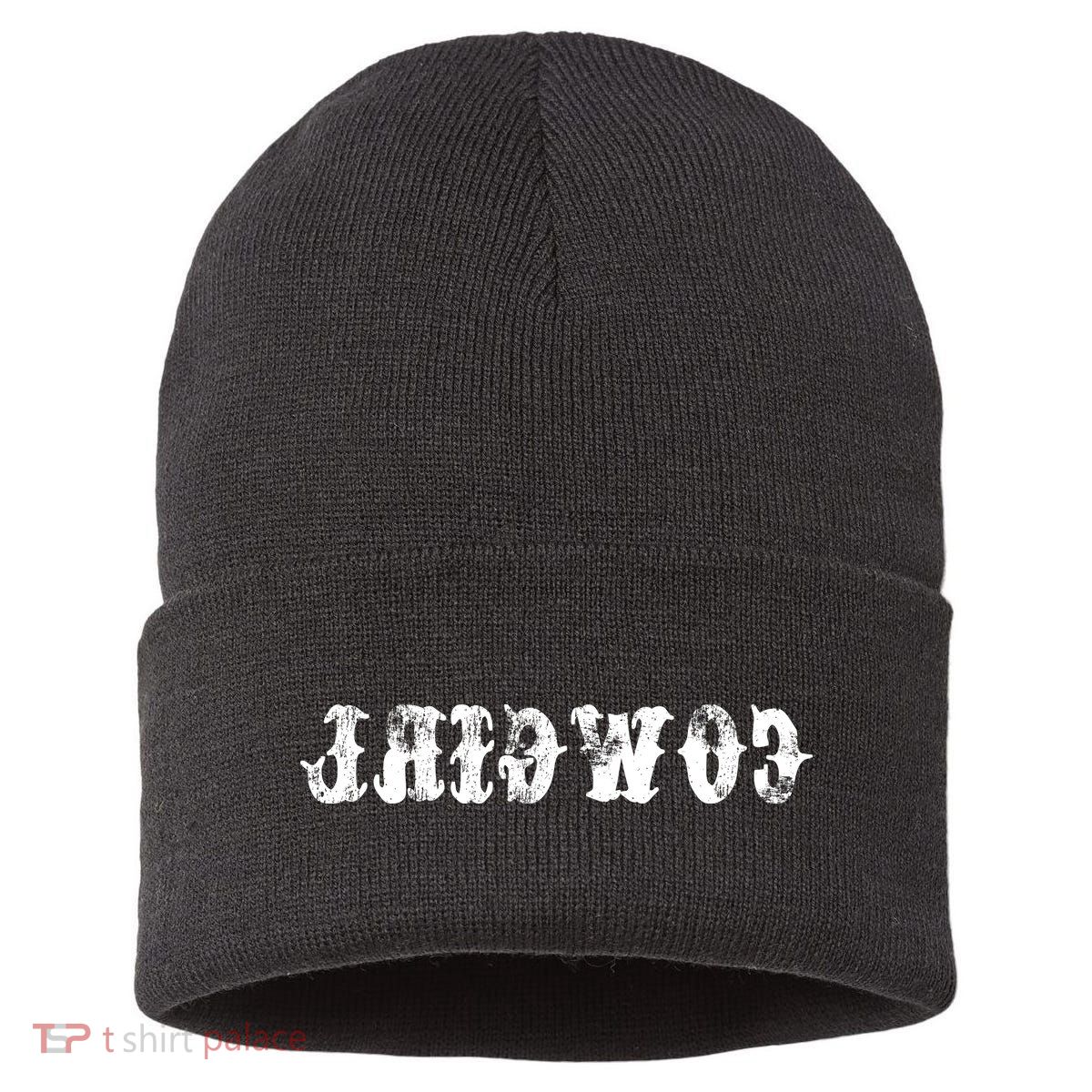 Vintage Reverse Cowgirl Classic Sustainable Knit Beanie