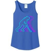 Vintage Retro Classic Field Hockey Player Gift Ladies Essential Tank