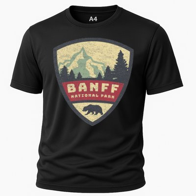 Vintage Retro Canadian Banff National Park Rustic Souvenirs Performance Shirt