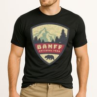 Vintage Retro Canadian Banff National Park Rustic Souvenirs Performance Shirt