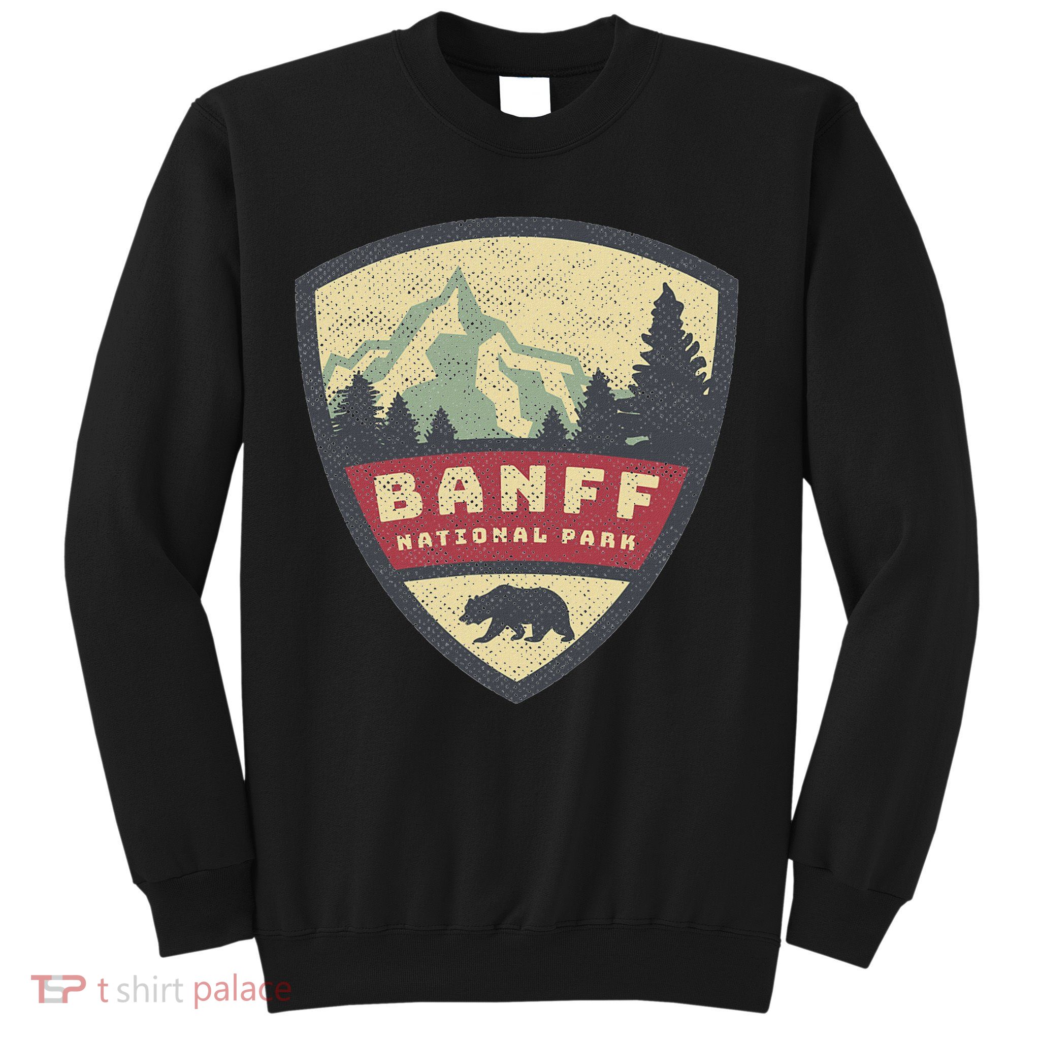 Vintage Retro Canadian Banff National Park Rustic Souvenirs Sweatshirt