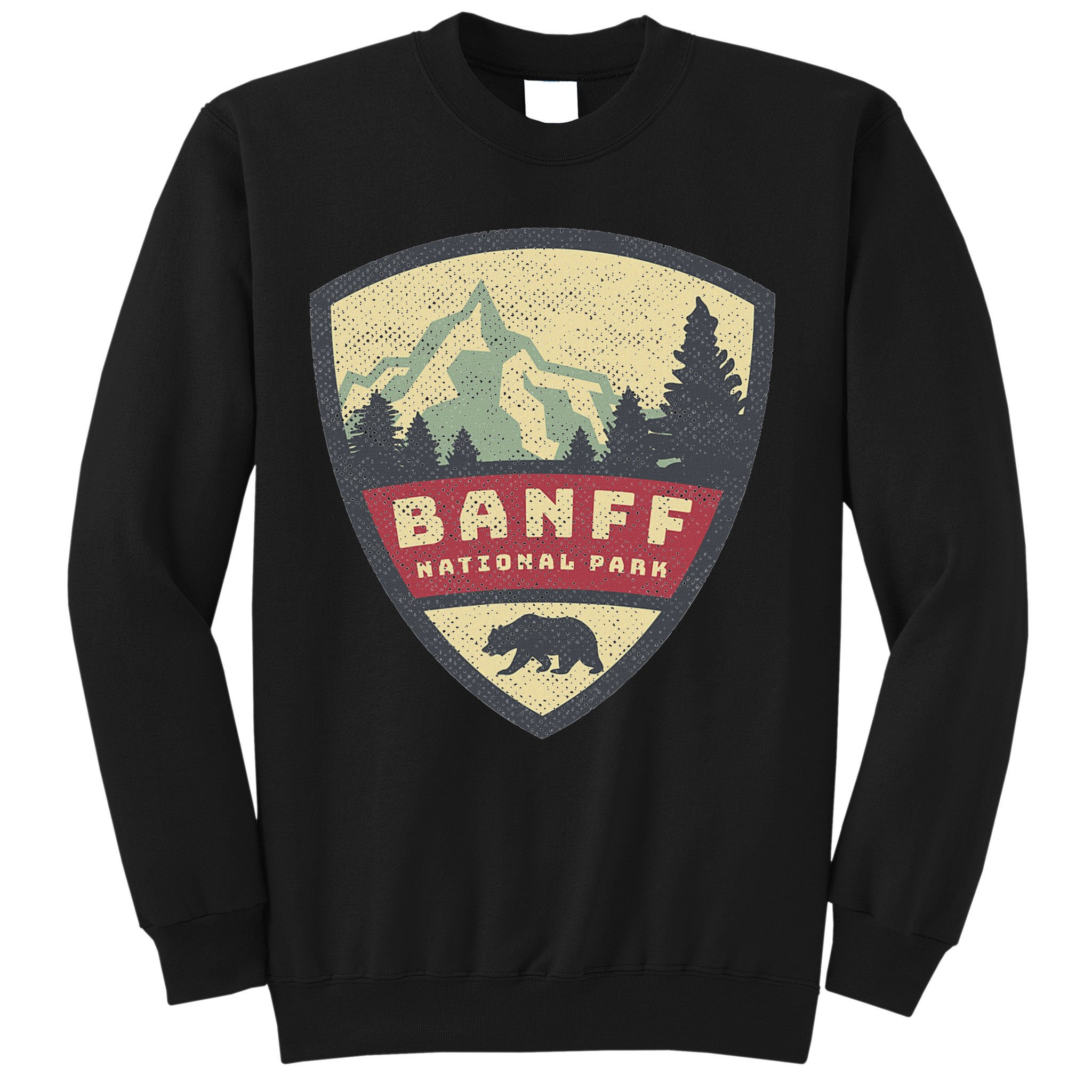 Vintage Retro Canadian Banff National Park Rustic Souvenirs Sweatshirt