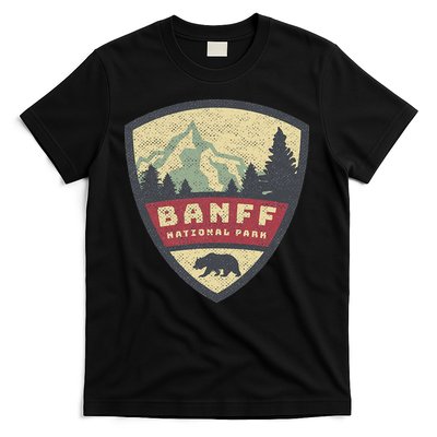Vintage Retro Canadian Banff National Park Rustic Souvenirs T-Shirt