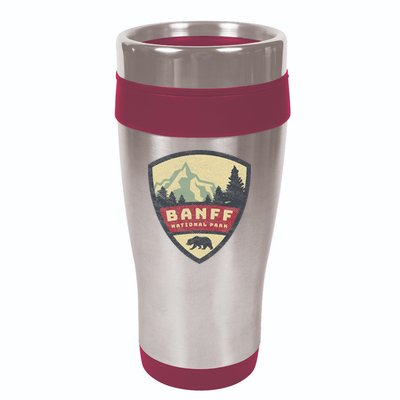 Vintage Retro Canadian Banff National Park Rustic Souvenirs 16oz Travel Tumbler