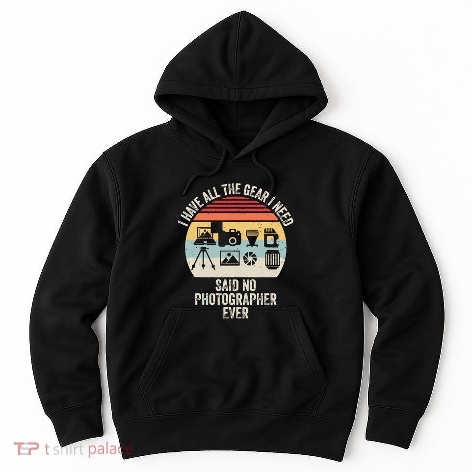 Vintage Retro Camera Photographer Photography Lover Gift Hoodie