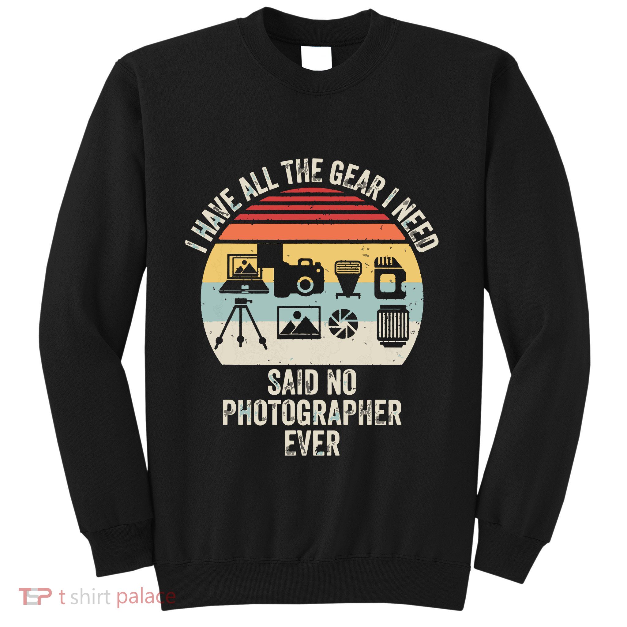 Vintage Retro Camera Photographer Photography Lover Gift Sweatshirt
