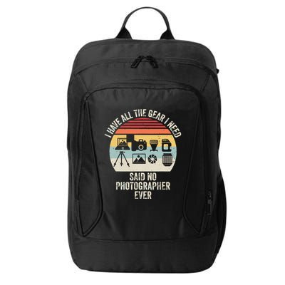 Vintage Retro Camera Photographer Photography Lover Gift City Backpack