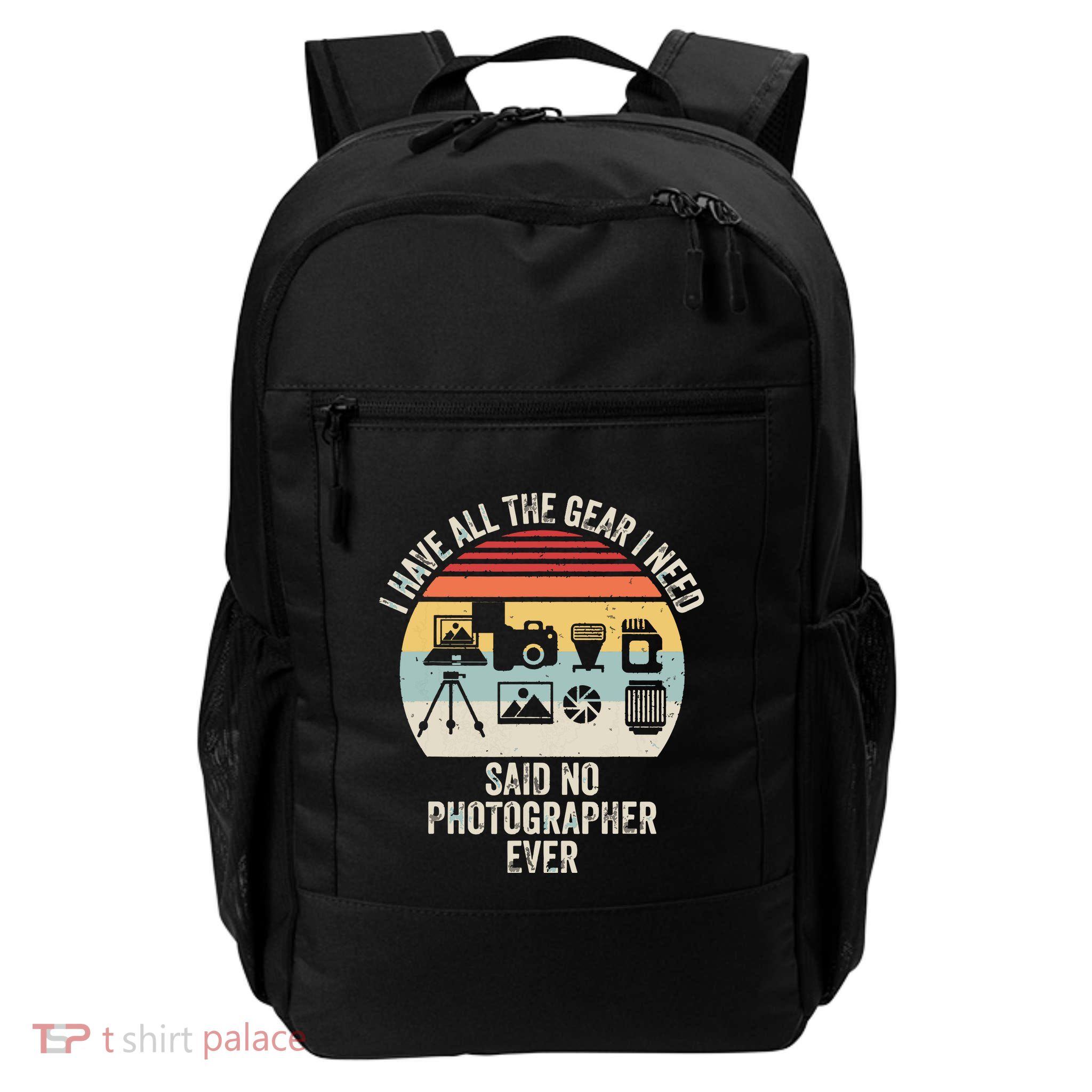 Vintage Retro Camera Photographer Photography Lover Gift Backpack