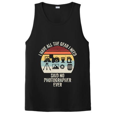 Vintage Retro Camera Photographer Photography Lover Gift PosiCharge Competitor Tank