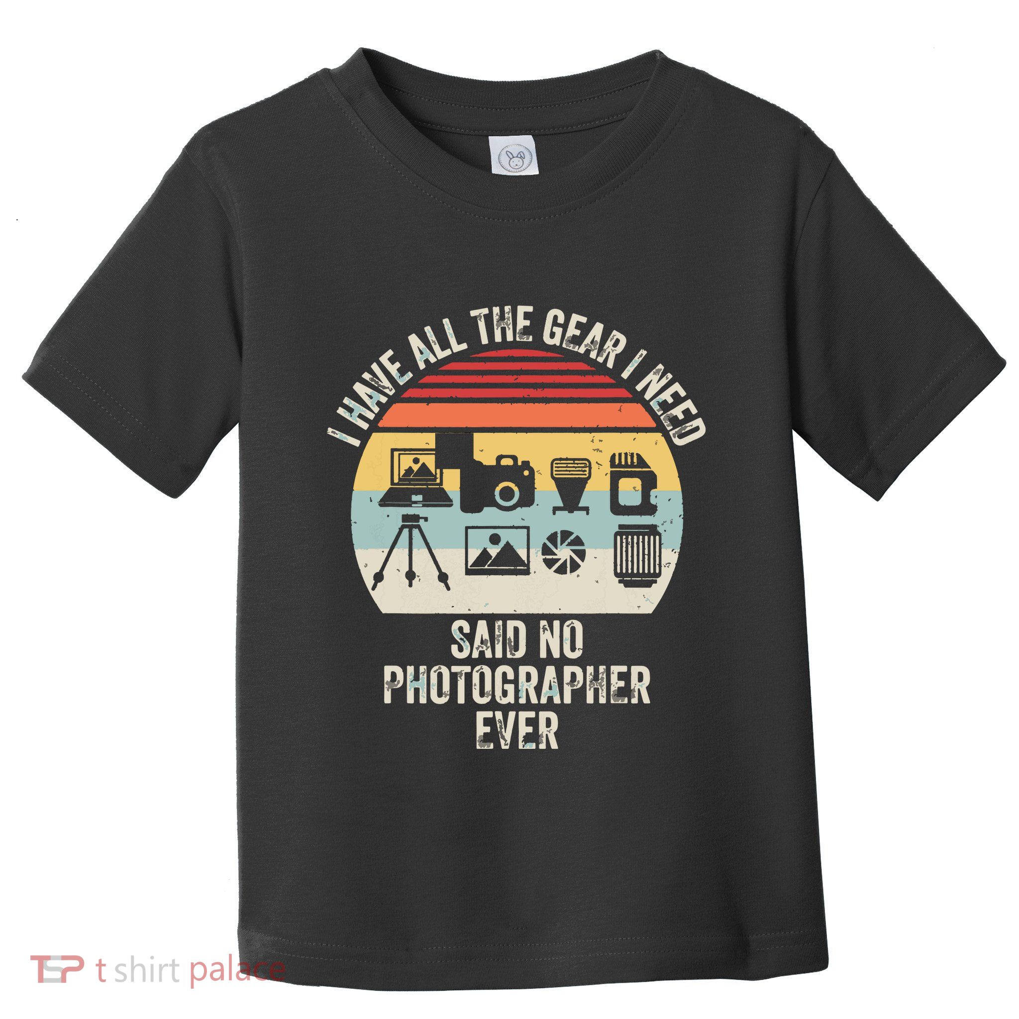 Vintage Retro Camera Photographer Photography Lover Gift Toddler T-Shirt