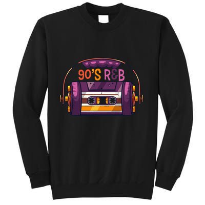 Vibe Retro Cassette Tape Old School 90s R & B Music Rnb Fans Sweatshirt