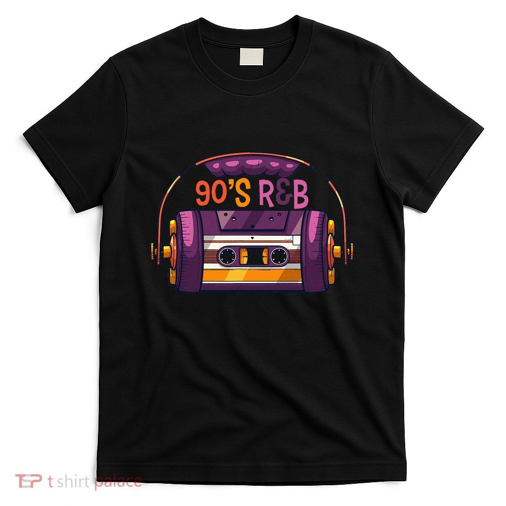 Vibe Retro Cassette Tape Old School 90s R & B Music Rnb Fans T-Shirt