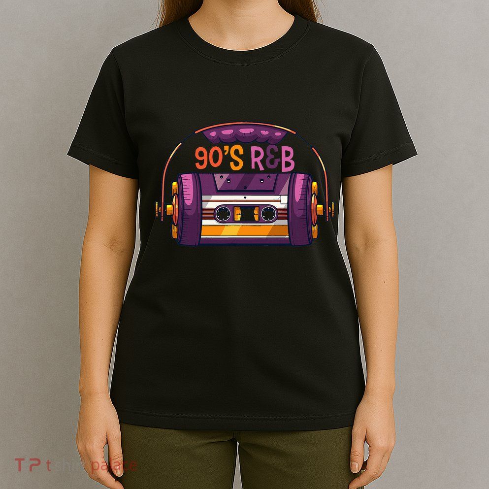 Vibe Retro Cassette Tape Old School 90s R & B Music Rnb Fans T-Shirt