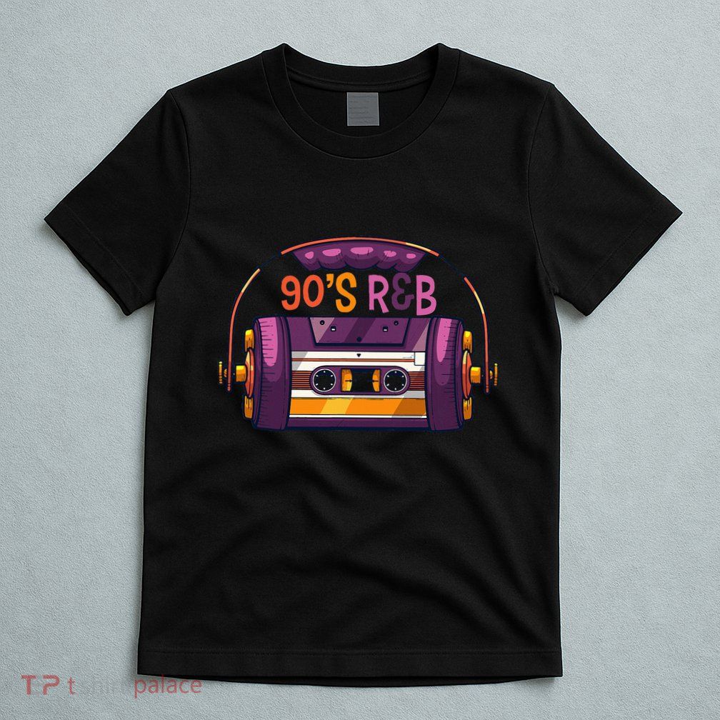 Vibe Retro Cassette Tape Old School 90s R & B Music Rnb Fans T-Shirt