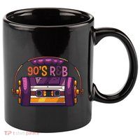 Vibe Retro Cassette Tape Old School 90s R & B Music Rnb Fans 11oz C Handle Ceramic Mug