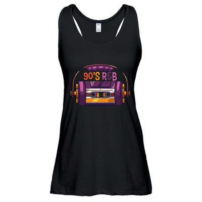 Vibe Retro Cassette Tape Old School 90s R & B Music Rnb Fans Ladies Essential Flowy Tank