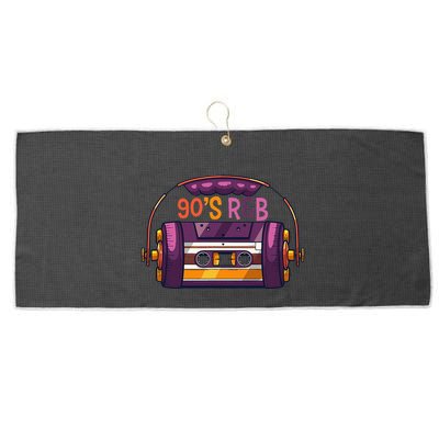 Vibe Retro Cassette Tape Old School 90s R & B Music Rnb Fans Large Microfiber Waffle Golf Towel