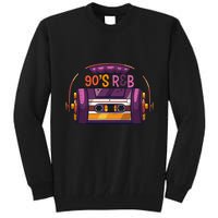 Vibe Retro Cassette Tape Old School 90s R & B Music Rnb Fans Tall Sweatshirt