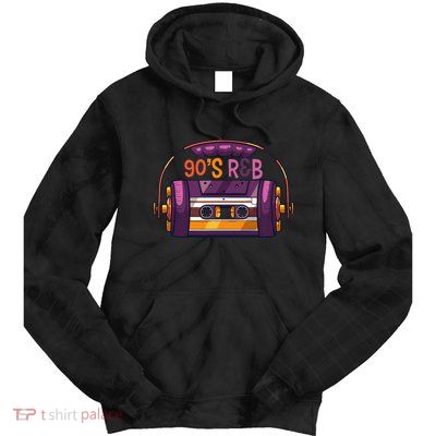 Vibe Retro Cassette Tape Old School 90s R & B Music Rnb Fans Tie Dye Hoodie