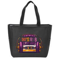 Vibe Retro Cassette Tape Old School 90s R & B Music Rnb Fans Zip Tote Bag