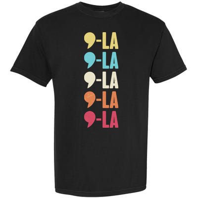 Vintage Retro Comma La Kamala Harris 2024 Garment-Dyed Heavyweight T-Shirt