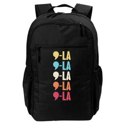 Vintage Retro Comma La Kamala Harris 2024 Backpack