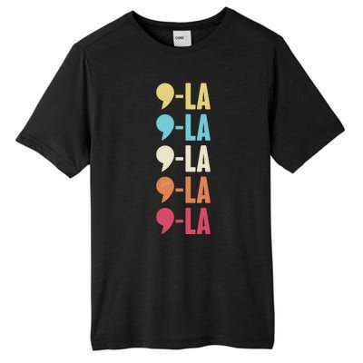 Vintage Retro Comma La Kamala Harris 2024 Tall Fusion ChromaSoft Performance T-Shirt