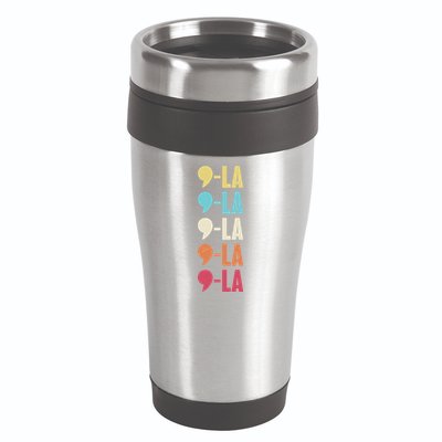 Vintage Retro Comma La Kamala Harris 2024 16oz Travel Tumbler