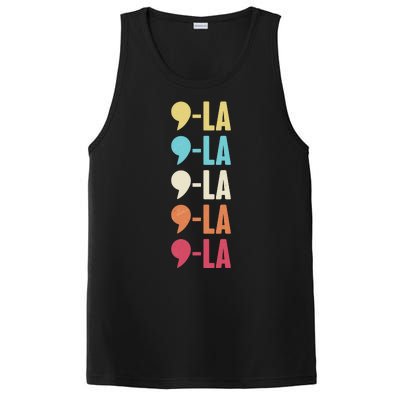 Vintage Retro Comma La Kamala Harris 2024 PosiCharge Competitor Tank