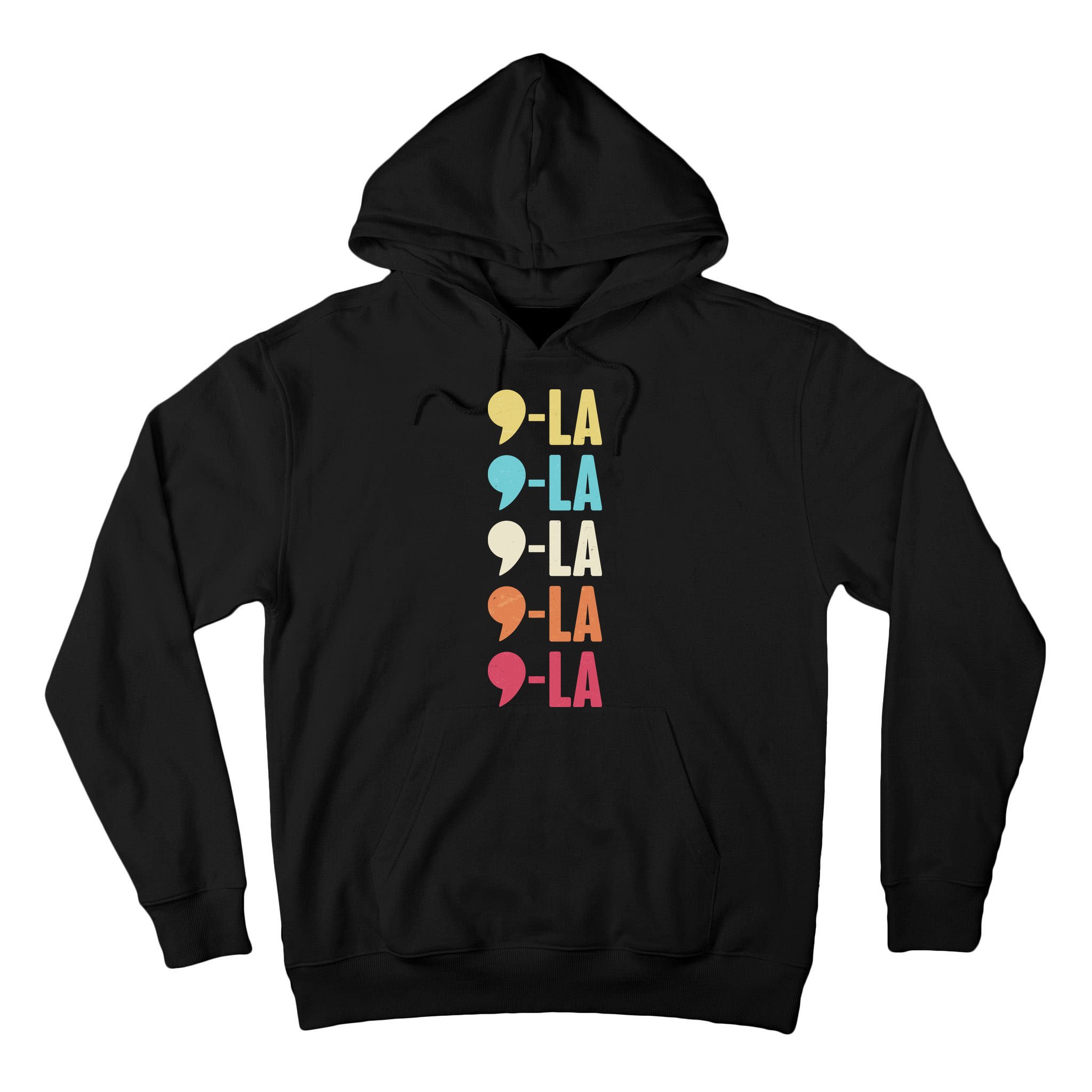 Vintage Retro Comma La Kamala Harris 2024 Tall Hoodie