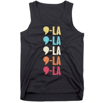 Vintage Retro Comma La Kamala Harris 2024 Tank Top