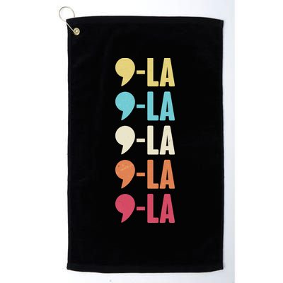 Vintage Retro Comma La Kamala Harris 2024 Golf Towel