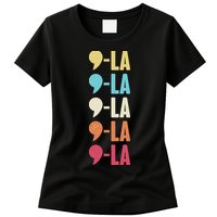 Vintage Retro Comma La Kamala Harris 2024 Womens T-Shirt