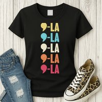 Vintage Retro Comma La Kamala Harris 2024 Womens T-Shirt