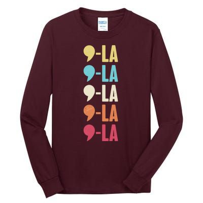 Vintage Retro Comma La Kamala Harris 2024 Tall Long Sleeve T-Shirt