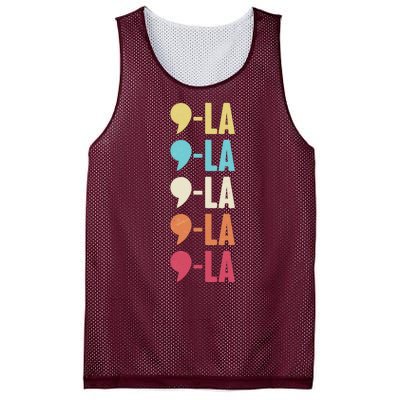 Vintage Retro Comma La Kamala Harris 2024 Mesh Reversible Basketball Jersey Tank