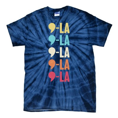 Vintage Retro Comma La Kamala Harris 2024 Tie-Dye T-Shirt