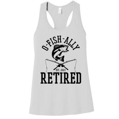 Vintage Reel Cool Pops Fishing Fathers Day For Grandpa Dad Women's Racerback Tank