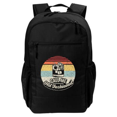 Vintage Retro Call Me Old Fashioned Whiskey Backpack