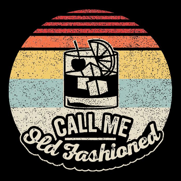 Vintage Retro Call Me Old Fashioned Whiskey Backpack