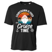 Vintage Retro Countdown Is Over It's Cruise Time Cooling Performance Crew T-Shirt