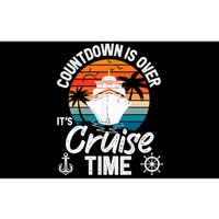 Vintage Retro Countdown Is Over It's Cruise Time Bumper Sticker