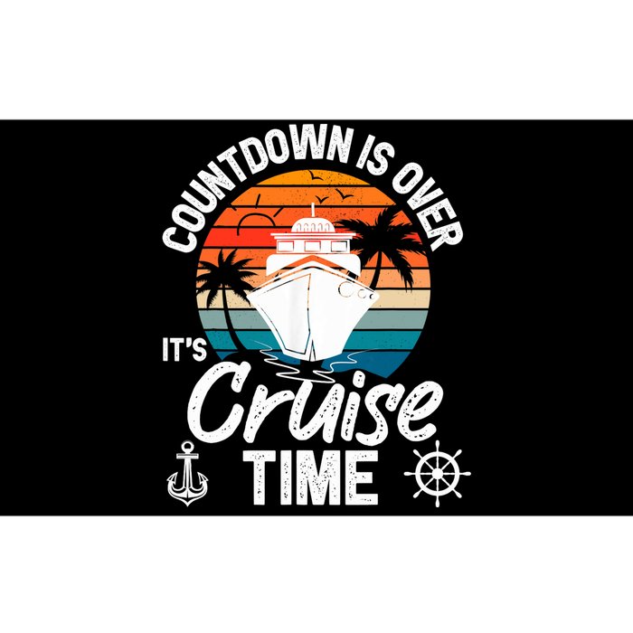 Vintage Retro Countdown Is Over It's Cruise Time Bumper Sticker