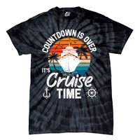 Vintage Retro Countdown Is Over It's Cruise Time Tie-Dye T-Shirt