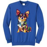 Vintage Retro Chihuahua Dog Cute Groovy Canine Cool Gift Sweatshirt