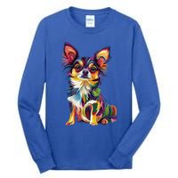 Vintage Retro Chihuahua Dog Cute Groovy Canine Cool Gift Tall Long Sleeve T-Shirt