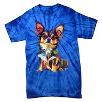 Vintage Retro Chihuahua Dog Cute Groovy Canine Cool Gift Tie-Dye T-Shirt