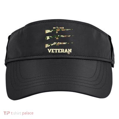 Veteran Rifle Camo Rifles Dog Tags Gift Adult Drive Performance Visor